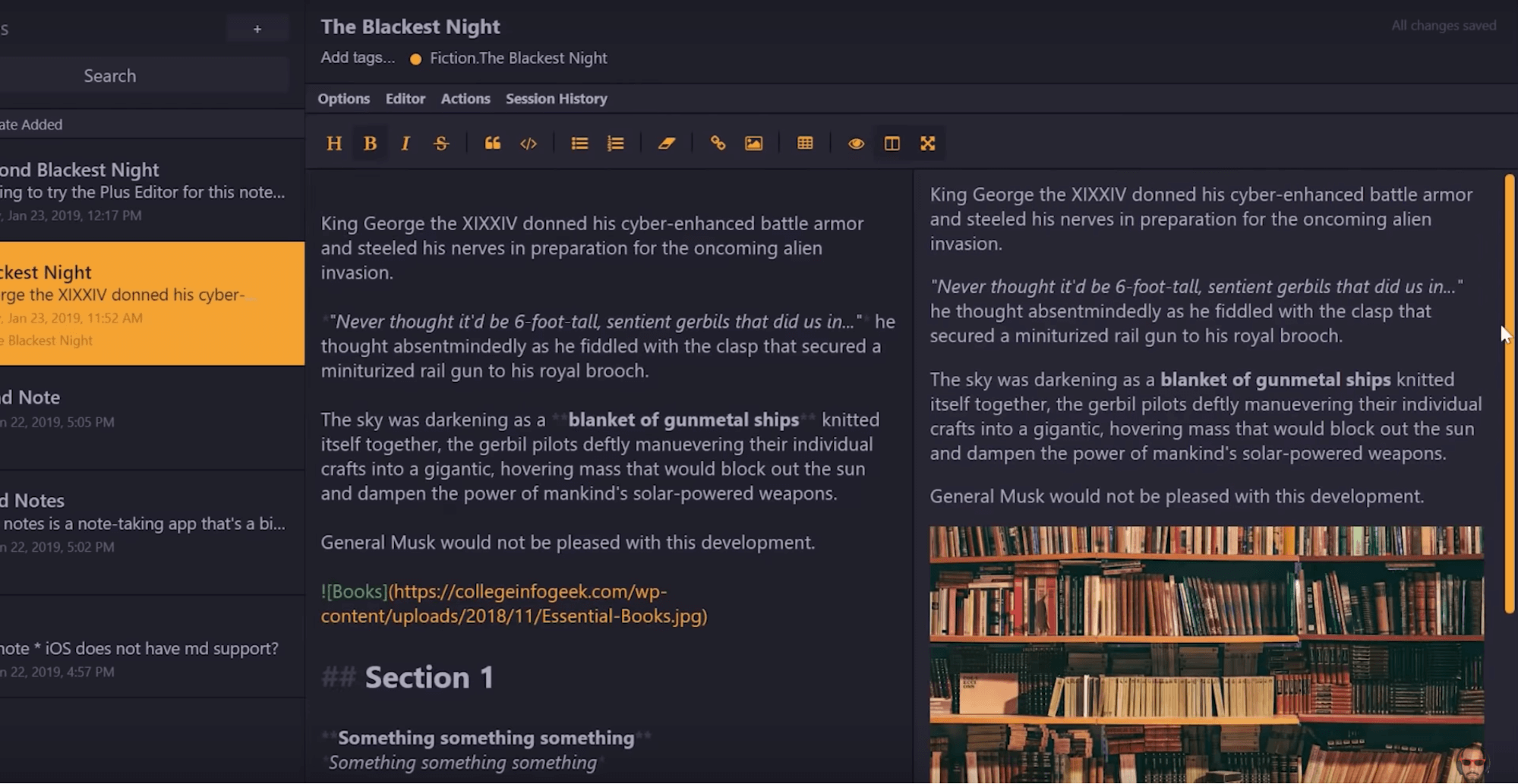 note taking app for mac and windows